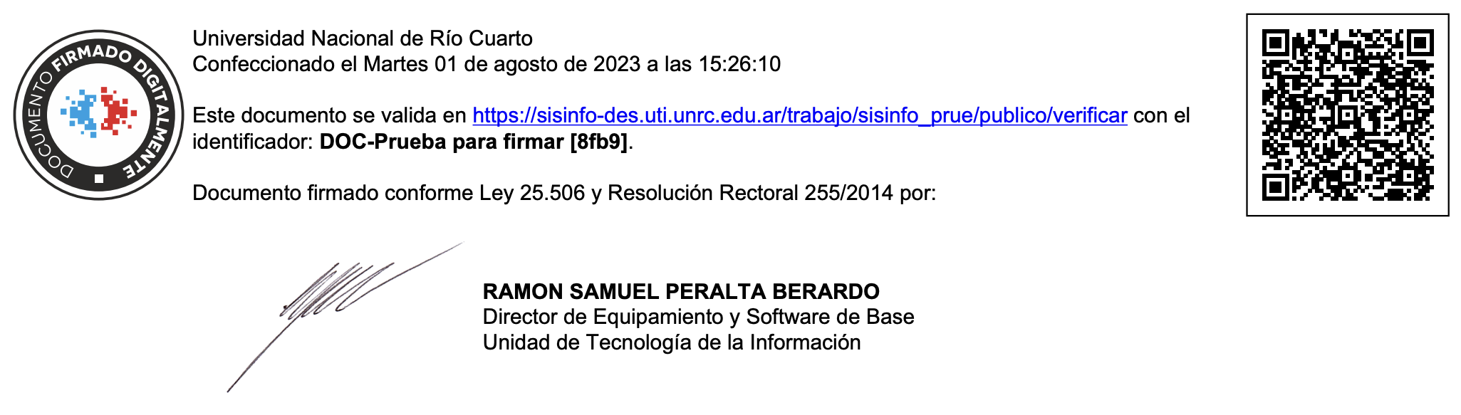 Imagen de la firma escaneada